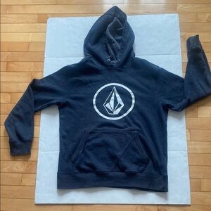 Volcom Dark Blue Hoodie with Logo size